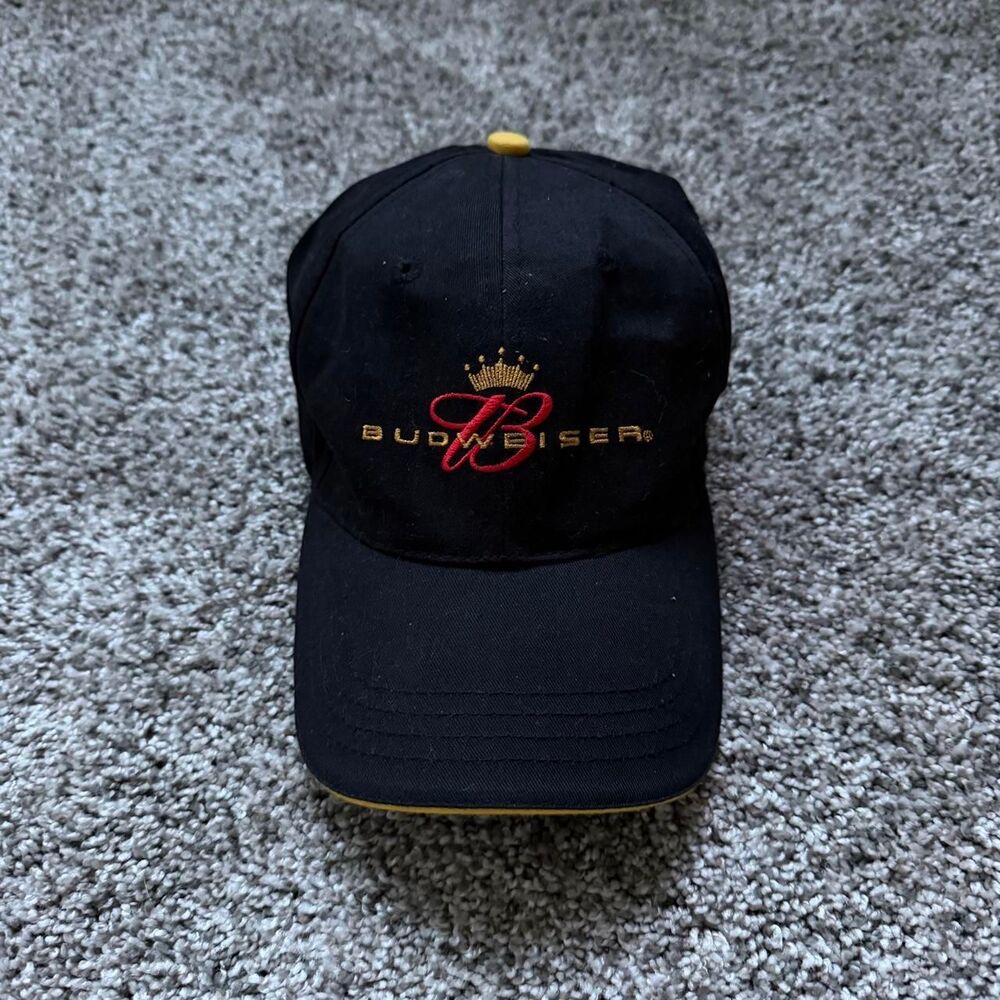 Budweiser Men's Black and Navy Hat